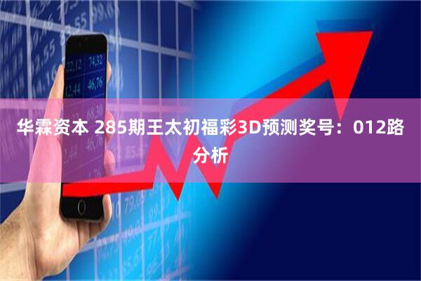 华霖资本 285期王太初福彩3D预测奖号：012路分析
